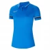 Nike Dri-Fit Academy Polo Shirt Womens Blu/Wht/Obsdn