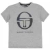 Детская футболка Sergio Tacchini Elbow T Shirt Junior Boys Grey/Blue