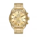 Diesel Gold Plated Stainless Steel Fashion Analogue Quartz Watch Gold