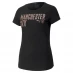 Мужская футболка с коротким рукавом Puma Manchester City FC Word T Shirt Mens Black/Copper