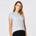 Женская футболка USA Pro Short Sleeve Sports T-Shirt Grey Marl