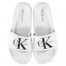 Женские шлепанцы Calvin Klein Jeans Sliders White/Black