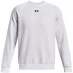 Мужской свитер Under Armour Rival Fitted Crew Sweater Mens White/Black