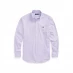 Мужской свитер Polo Ralph Lauren Slim-fit Stretch Poplin Shirt Lavender/Wht