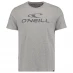 Мужская футболка с коротким рукавом ONeill Large Logo T Shirt Mens Silver Melee