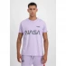 Мужская футболка с коротким рукавом Alpha Industries NASA Reflective T-Shirt Lilac