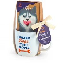 Studio Dog Lover Mug With Hot Chocolate and Socks Gift Set