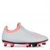 Puma Finesse Laceless FG Child Football Boots Grey/Orange