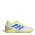 adidas Super Sala 2 Indoor Football Boots Juniors White/Blue/Yllw