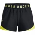 Женские шорты Under Armour Play Up 2 Shorts Ladies Black/Yellow