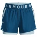 Женские шорты Under Armour 2in1 Shorts Ladies Blue