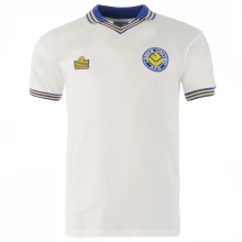 Мужская футболка с коротким рукавом Score Draw Leeds United 1978 Home Jersey Mens