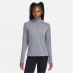 Женская толстовка Nike Pacer Women's Long-Sleeve 1/2-Zip Running Top Smoke Grey