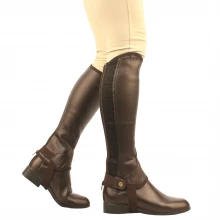 Saxon Equileather Childs Half Chaps