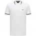 Мужская футболка поло Boss Paul Pique Polo Shirt White 100