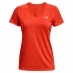 Женская футболка Under Armour Tech Solid T Shirt Ladies Orange