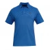 Мужская футболка поло Island Green Golf Colour Block Polo Shirt  Mens Marine