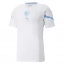 Мужская футболка с коротким рукавом Puma Manchester City Pre Match Shirt 2021 2022 Mens White/Blue