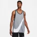 Мужская футболка с коротким рукавом Nike Dri-FIT Basketball Crossover Jersey Mens Grey/White