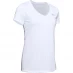 Женская футболка Under Armour Tech Solid T Shirt Ladies White/Silver
