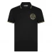 Мужская футболка поло VERSACE JEANS COUTURE Foil Logo Polo Shirt Black/Gold G89