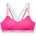 Жіноча футболка Under Armour Crossback Womens Sports Bra Elec Pink/Wht