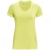 Жіноча футболка Under Armour Tech Twist T Shirt Ladies Lime Yellow