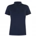 Женская футболка Slazenger Plain Polo Shirt Ladies Navy
