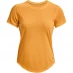 Женская толстовка Under Armour Streaker Short Sleeve T Shirt Ladies Orange