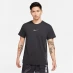 Детская футболка Nike Pro Dri-FIT Burnout Short-Sleeve T Shirt Mens Black/Iron Grey
