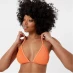 Бикини Jack Wills Fixed Strap Triangle Bikini Top Orange
