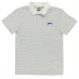 Детская футболка Slazenger Micro Stripe Polo Shirt Junior Boys White