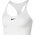 Жіноча білизна Nike Swoosh Women's Medium-Support 1-Piece Pad Sports Bra White