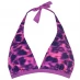 Лиф от купальника Slazenger Halter Neck Bikini Top Ladies Pink/Purple