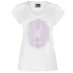 Женская футболка Spyder Allure Graphic T Shirt Ladies White/Lilac