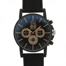 Мужские часы Crosshatch Chequered Rubber Strap Watch Mens