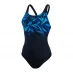 Закрытый купальник Speedo HB Place Muscle Back Swimsuit Ladies Navy/Blue/PL