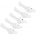 Женские носки Slazenger Invisible 5 Pack Socks Ladies White