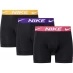 Мужские трусы Nike 3 Pack Dri-FIT Boxer Shorts Mens Gld/Pnk/Purple