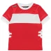 Мужской свитер Kappa Remilio Short Sleeve T Shirt Junior Boys Crimson Red/ Wh