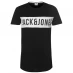 Мужская футболка с коротким рукавом Rockport Emb Tee Sn96 Black