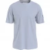 Мужская футболка с длинным рукавом Calvin Klein Jeans Badge T-Shirt Silver Sky DBT