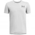 Детская футболка Under Armour Cotton Short Sleeve T-Shirt Junior Boys Grey/Black