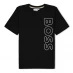 Мужской пиджак Boss Large Logo T-shirt Black 09B