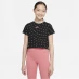 Детское платье Nike Sportswear Big Kids' (Girls') T-Shirt Black/Pink