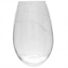 Linea Linea White Swirl Vase