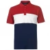 Мужская футболка поло Pierre Cardin Cut And Sew Polo Shirt Mens Burgundy/Navy