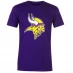 Мужская футболка с коротким рукавом NFL Logo T Shirt Mens Vikings