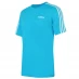 Мужская футболка с коротким рукавом adidas Essentials 3-Stripes T-Shirt Mens Blue Dawn/Wht