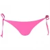 Бикини SoulCal Tie Bikini Briefs Ladies Neon Pink